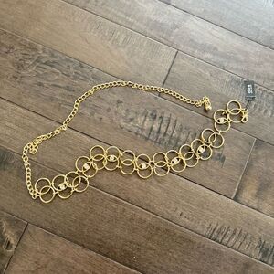 Cara New York Gold Belt Embellished New NWT